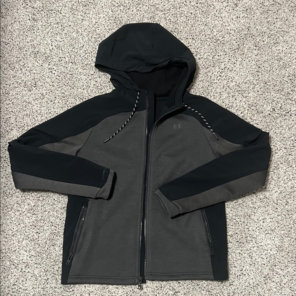 Under Armour Womens Two-Tone Performance Soft Shell Hooded Jacket